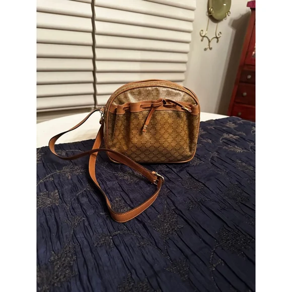 Celine Brown Tan Monogram Crossbody Bag - Picture 5 of 16